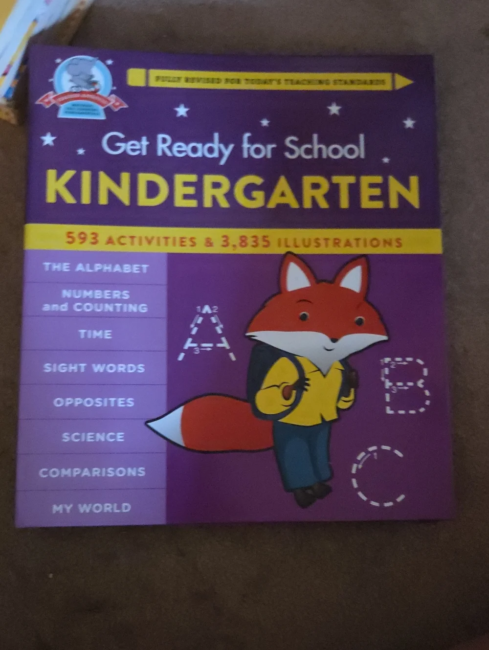 Get Ready for School Kindergarten Activity Book - Purple